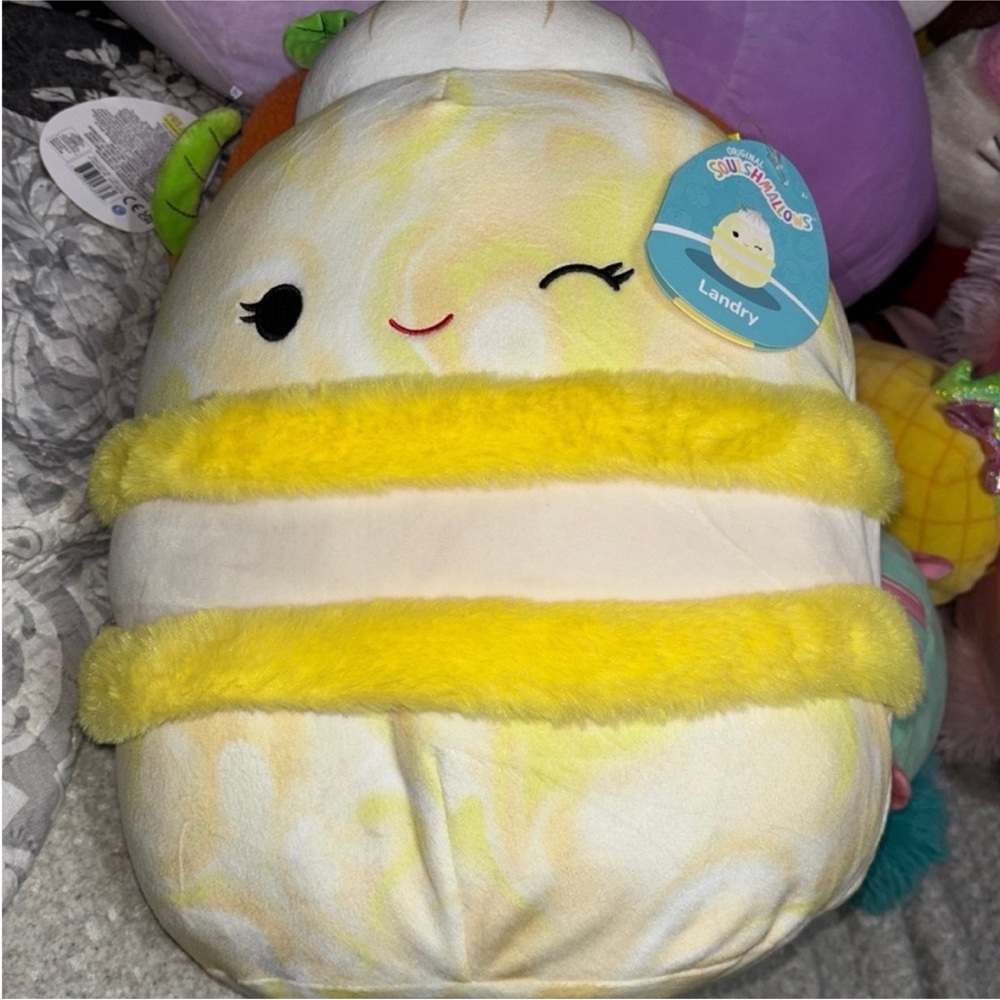 Yellow and Cream Squishmallow